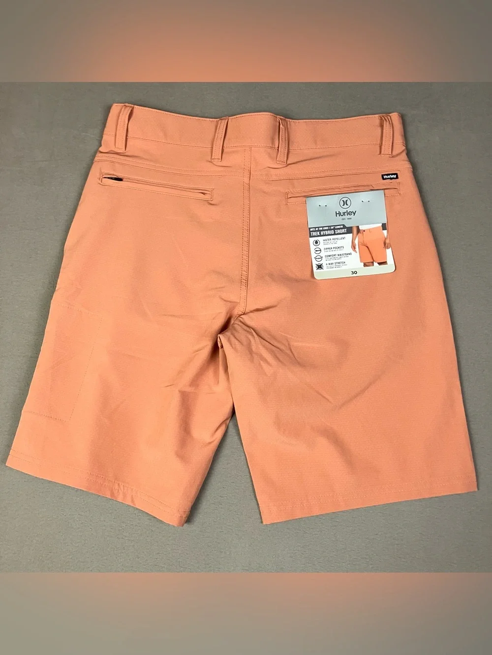 Hurley All Day / Trek Hybrid Shorts Size 30 Stretch Reflective NEW Lot Of 2! Lis